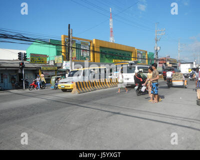 03277 Grenze wölbt sich Zeichen Tuktukan Tabe Malis Guiguinto Bulacan kommunale Straßen 16 Stockfoto