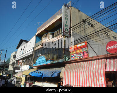 03277 Grenze wölbt sich Zeichen Tuktukan Tabe Malis Guiguinto Bulacan kommunale Straßen 22 Stockfoto