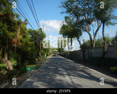 03277 Grenze wölbt sich Zeichen Tuktukan Tabe Malis Guiguinto Bulacan kommunale Straßen 02 Stockfoto