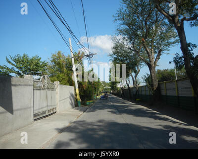 03277 Grenze wölbt sich Zeichen Tuktukan Tabe Malis Guiguinto Bulacan kommunale Straßen 04 Stockfoto