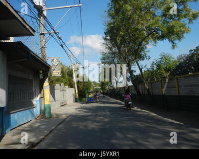 03277 Grenze wölbt sich Zeichen Tuktukan Tabe Malis Guiguinto Bulacan kommunale Straßen 05 Stockfoto