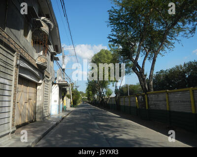 03277 Grenze wölbt sich Zeichen Tuktukan Tabe Malis Guiguinto Bulacan kommunale Straßen 07 Stockfoto