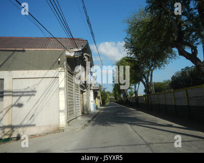 03277 Grenze wölbt sich Zeichen Tuktukan Tabe Malis Guiguinto Bulacan kommunale Straßen 09 Stockfoto