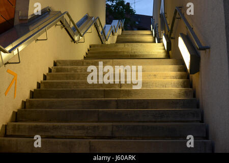 Treppe in Nürnberg, Bayern, Deutschland Stockfoto