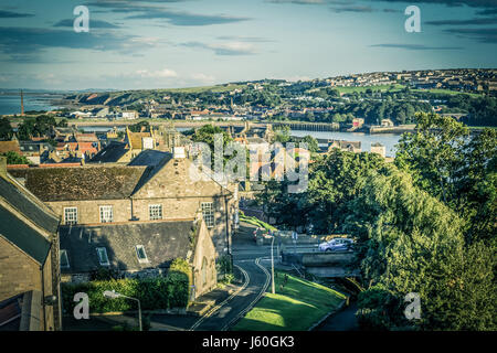 Panorama von Berwick nach Tweed in England, Großbritannien Stockfoto