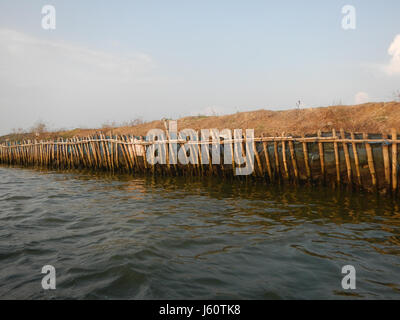 03735 Fluss Banken Panasahan Malolos Stadt Bulacan 25 Stockfoto