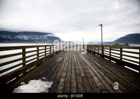 Salmon Arm British Columbia Shuswap Lakes und Tourismus Stockfoto