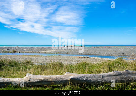 Querformat von Kaikoura in South Island, Neuseeland. Stockfoto