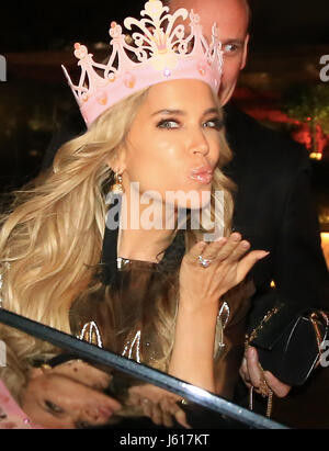 Sylvie Meis feiert Geburtstag und die Auseinandersetzung mit Charbel Aouad in Hamburg.  D: Sylvie Meis, Charbel Aouad wo: HAMBURG, Deutschland bei: Kredit-14. April 2017: Starpress/WENN.com Stockfoto