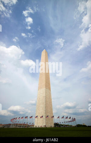 Das Washington Monument in Washington DC USA Stockfoto