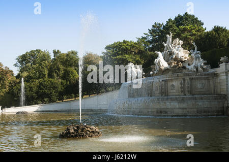 Österreich, Wien, Schloss Schönbrunn, Brunnen Stockfoto