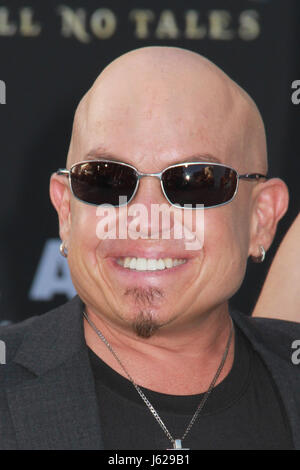 Los Angeles, USA. 18. Mai 2017. Martin Klebba 18.05.2017 die US-premiere von Pirates Of The Caribbean: Dead Männer erzählen keine Geschichten in Los Angeles. Bildnachweis: Cronos/Alamy Live-Nachrichten Stockfoto