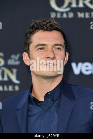 Los Angeles, CA, USA. 18. Mai 2017. Orlando Bloom im Ankunftsbereich für Fluch der Karibik: tote Männer erzählen keine Geschichten Premiere, der Dolby Theater in Hollywood und Highland Center, Los Angeles, CA 18. Mai 2017. Bildnachweis: Elizabeth Goodenough/Everett Collection/Alamy Live-Nachrichten Stockfoto