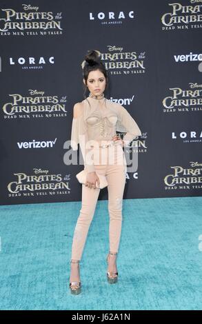 Los Angeles, CA, USA. 18. Mai 2017. Jenna Ortega im Ankunftsbereich für Fluch der Karibik: tote Männer erzählen keine Geschichten Premiere, der Dolby Theater in Hollywood und Highland Center, Los Angeles, CA 18. Mai 2017. Bildnachweis: Elizabeth Goodenough/Everett Collection/Alamy Live-Nachrichten Stockfoto