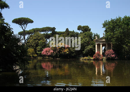 Tempio di Aesculap in Rom Stockfoto