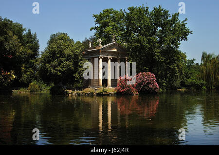 Tempio di Aesculap in Rom Stockfoto