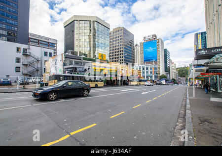 Auckland, Neuseeland - September 18,2015: Street View von Auckland in Neuseeland. Stockfoto