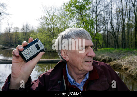 Michigan, MI, mich, Upper Midwest, Saginaw County, Saginaw, Johnny Panther Quest, Saginaw River Water, Cass, Tittabawasse, Shiawassee National Wildlife Refuge, n Stockfoto