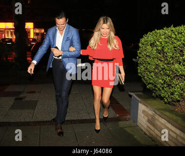 Sylvie Meis feiert Geburtstag und die Auseinandersetzung mit Charbel Aouad in Hamburg.  D: Sylvie Meis, Charbel Aouad wo: HAMBURG, Deutschland bei: Kredit-15. April 2017: Starpress/WENN.com Stockfoto