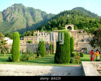 Pari Mahal, Pari Mahal (der Palast der Feen, ist ein Garten mit sieben Terrassen, der sich auf der Spitze des Zabarwan Gebirges befindet (Copyright © Saji Maramon) Stockfoto