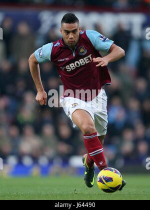 WINSTON REID WEST HAM UNITED FC LONDON ENGLAND UK 1. Januar 2013 Stockfoto