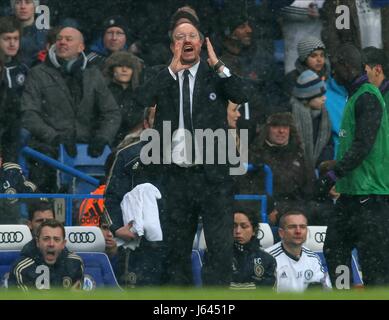 RAFAEL BENITEZ CHELSEA V ARSENAL LONDON ENGLAND UK 20. Januar 2013 Stockfoto