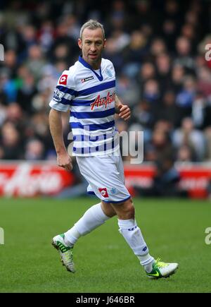 SHAUN DERRY QUEENS PARK RANGERS FC LONDON ENGLAND UK 2. Februar 2013 Stockfoto