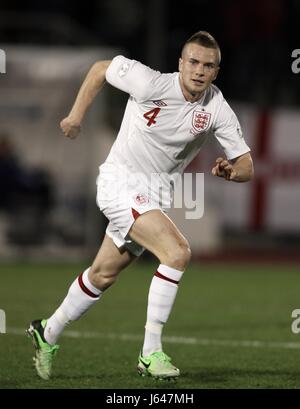 TOM CLEVERLEY ENGLAND SERRAVALLE Stadion SERRAVALLE SAN MARINO 22. März 2013 Stockfoto