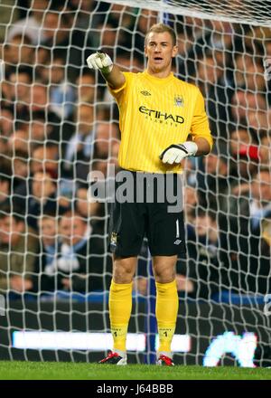 JOE HART MANCHESTER CITY LONDON ENGLAND UK 25. November 2012 Stockfoto