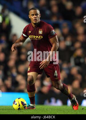 VINCENT KOMPANY MANCHESTER CITY FC LONDON ENGLAND UK 25. November 2012 Stockfoto