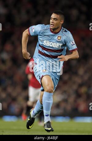 WINSTON REID WEST HAM UNITED FC OLD TRAFFORD MANCHESTER ENGLAND 28. November 2012 Stockfoto