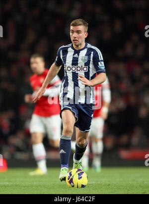 JAMES MORRISON WEST BROMWICH ALBION FC LONDON ENGLAND UK 8. Dezember 2012 Stockfoto