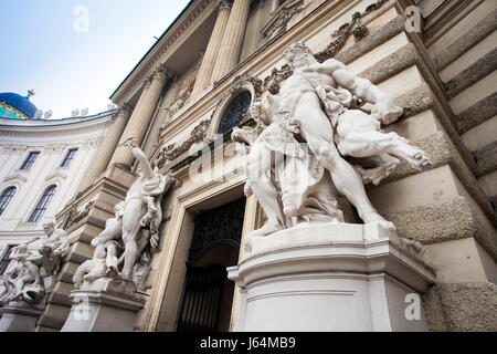 Spanische Hofreitschule, Hofburg Waterfords Tor, Wien, Österreich. Stockfoto