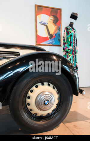 Automobil Museum von Málaga, Andalusien, Spanien. Stockfoto