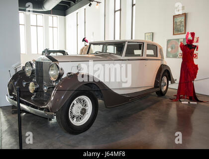 Rolls Royce Phantom III. Automobil Museum von Málaga, Andalusien, Spanien. Stockfoto