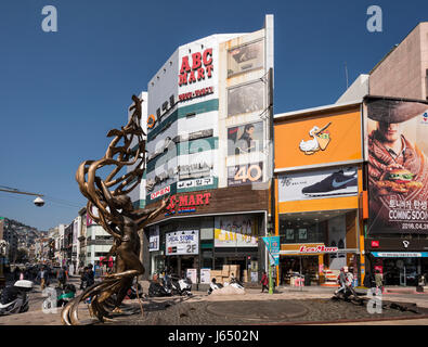 Gwangbokro Fashion Street, Busan Gwangyeoksi, Südkorea Stockfoto
