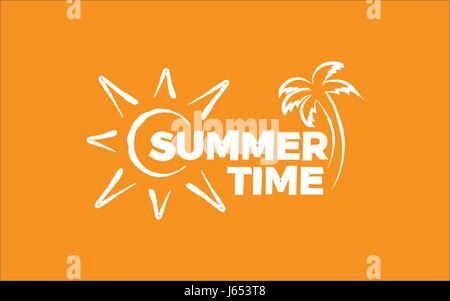 Sommerzeit Stock Vektor