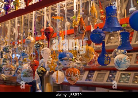 München dekoriert Advent Saison Weihnachten Xmas Weihnachten Weihnachtsschmuck Stockfoto