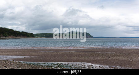 Malerische Aussicht auf die Bay Of Fundy, Fundy National Park, Alma, New Brunswick, Kanada Stockfoto