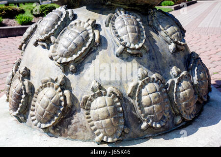 Michigan Indian River, National Shrine of the Cross in the Woods, Religion, katholische Kirche, Christentum, Mohawk Turtle Clan, Indianer, Indianer Stockfoto