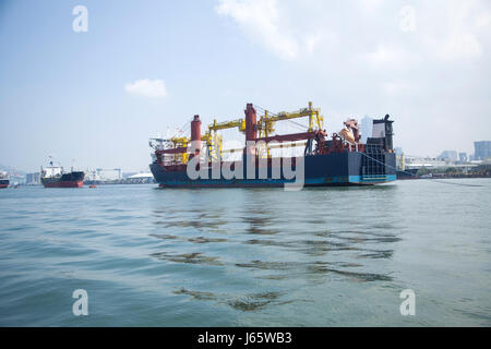 Hafen Kaohsiung in Taiwan Stockfoto