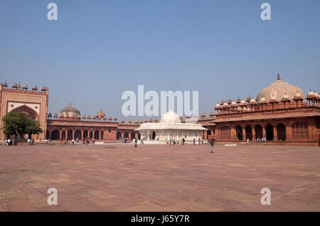 Historische Stadt, gebaut von Mughal Kaiser Akbar in Fatehpur Sikri, Uttar Pradesh, Indien am 15 Februar 201 Stockfoto