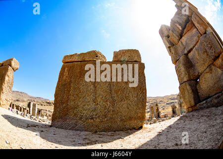 Antiken persischen Ruinen von Persepolis im Iran Stockfoto