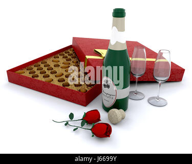 Glas Kelch Becher trinken Lätzchen Süßigkeiten Blume Pflanze romantischen Wein trinken Stockfoto