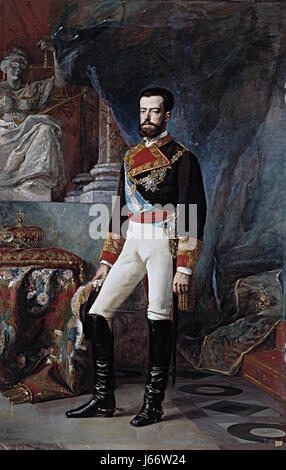 AMADEO I. VON SPANIEN (1845-1890) Stockfoto