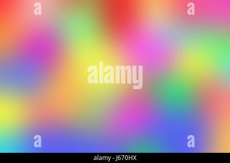 Unscharf gestellt, unscharf, Bokeh, verschwommen Bright Multi-Color Abstract Background Stockfoto