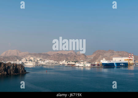 Mutthra Hafen, Muscat, Oman. Stockfoto