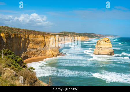 Die zwölf Apostel aus der Great Ocean Road, Australien. Stockfoto