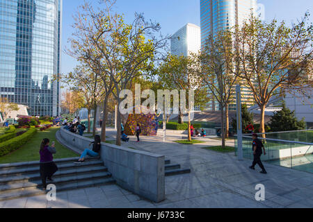 Dachgarten des International Finance Centre (IFC), Central, Hong Kong, China Stockfoto