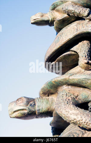 Mackinac Island Michigan, Historic State Parks Park Mackinaw, Straits of, Lake Huron, Cadotte Avenue, Indianer, Indianer, Indianer, Turt Stockfoto